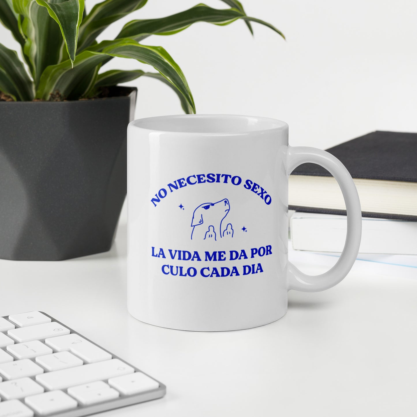 Taza No necesito sexo