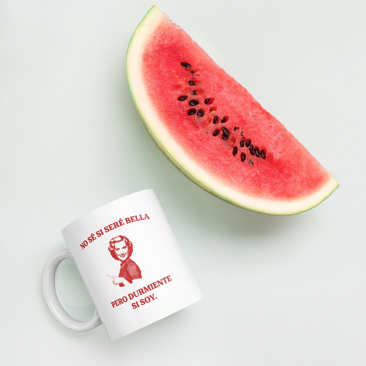 Taza Soy una bella durmiente